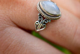 Bague avec labradorite