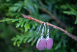 Boucles d'oreilles avec rhodonite