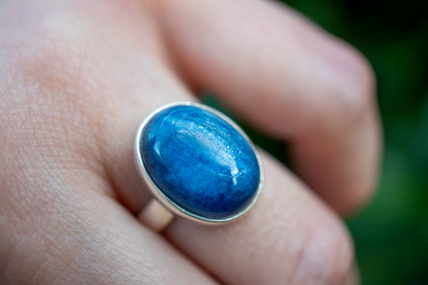 Bague avec kyanite