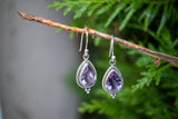 Boucles d'oreilles avec améthystes