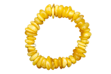 Bracelet with yellow amber