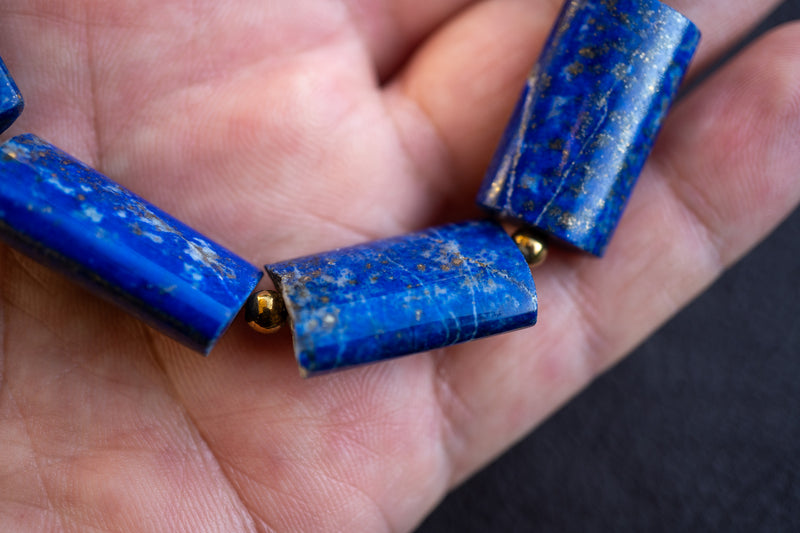 Lapis Lazuli Necklace from Afghanistan