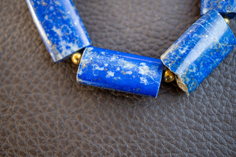 Lapis Lazuli Necklace from Afghanistan