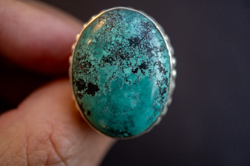 Bague avec turquoise