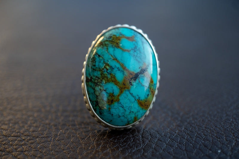 Bague avec turquoise