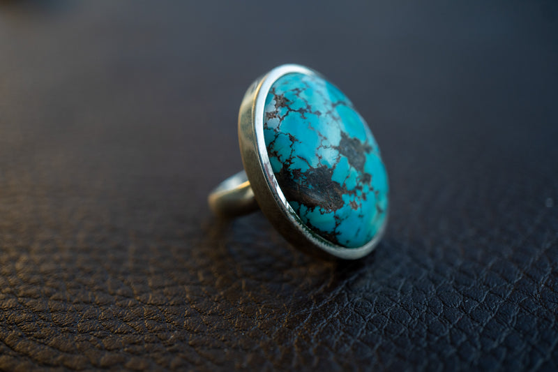 Bague avec turquoise