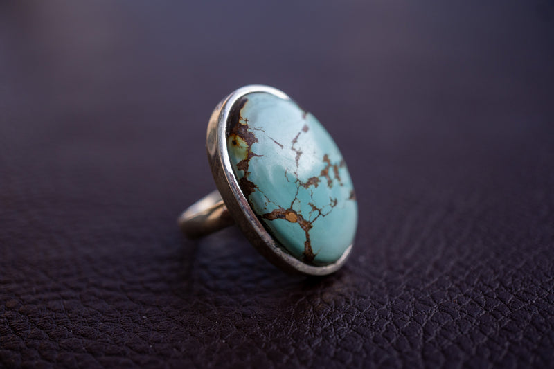 Bague avec turquoise