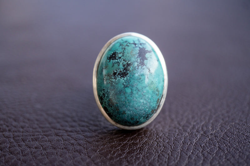 925 Silver Ring with Turquoise