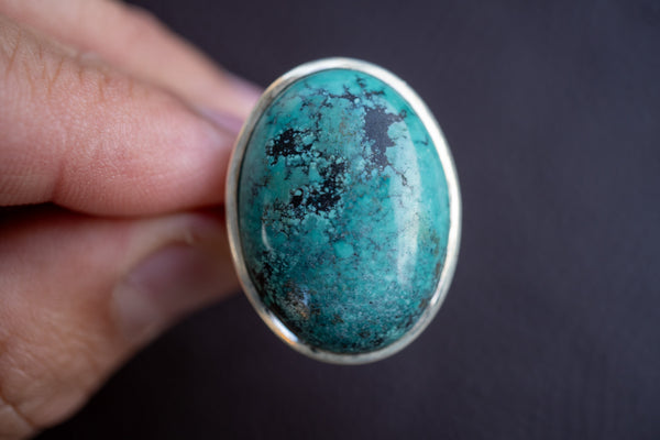 925 Silver Ring with Turquoise