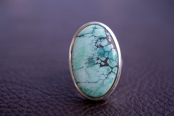 925 Silver Ring with Turquoise