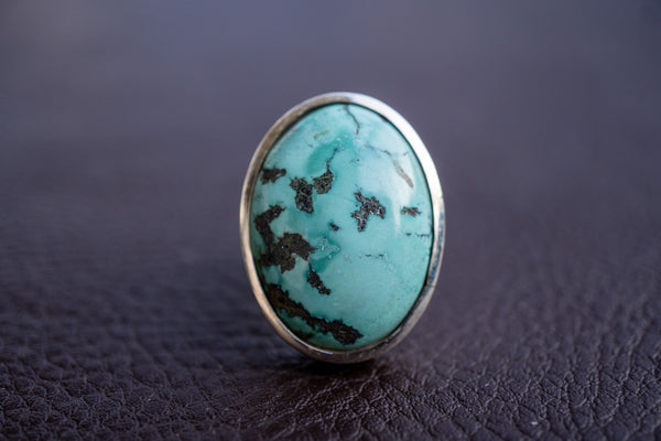 925 Silver Ring with Turquoise