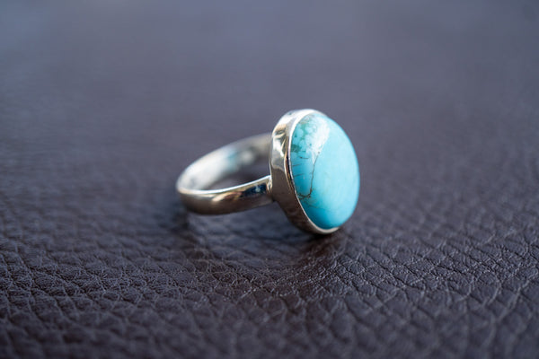 925 Silver Ring with Turquoise