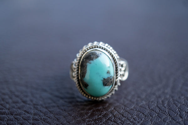 925 Silver Ring with Turquoise