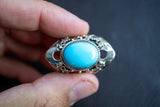 925 Silver Ring with Turquoise