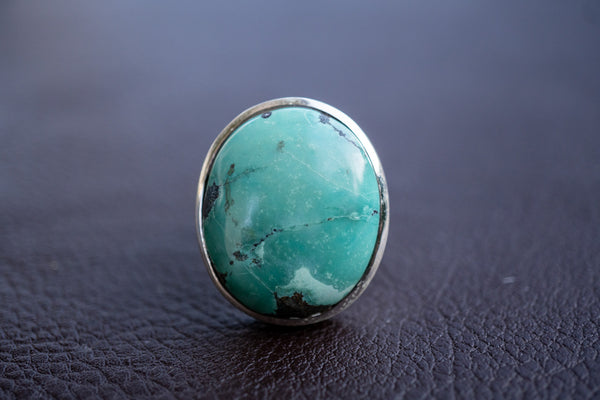 925 Silver Ring with Turquoise