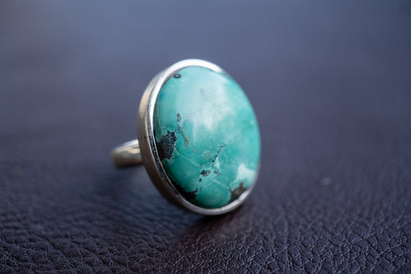 925 Silver Ring with Turquoise