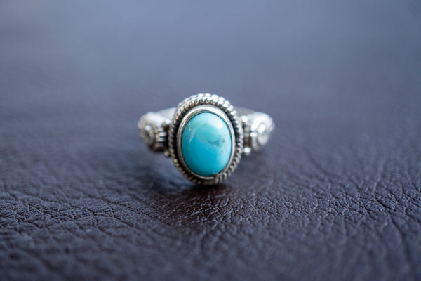 925 Silver Ring with Turquoise