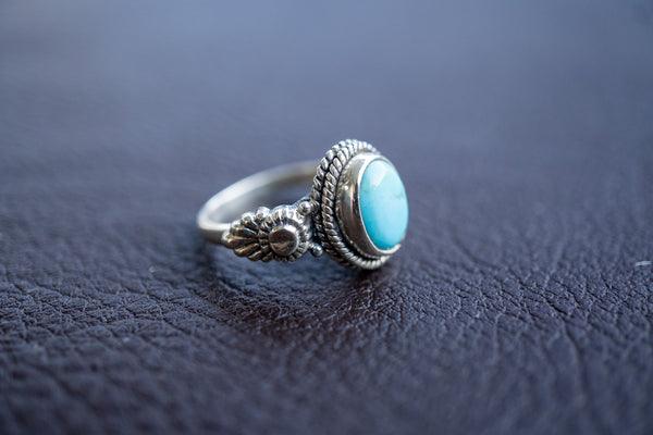 925 Silver Ring with Turquoise