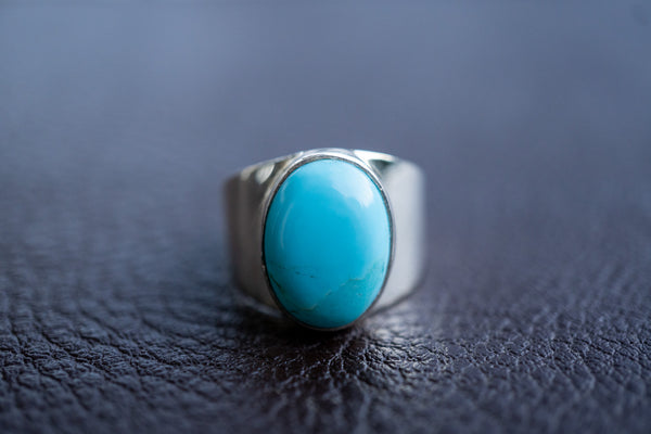 925 Silver Ring with Turquoise