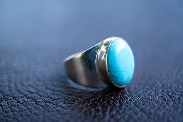 925 Silver Ring with Turquoise