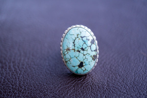 925 Silver Ring with Turquoise