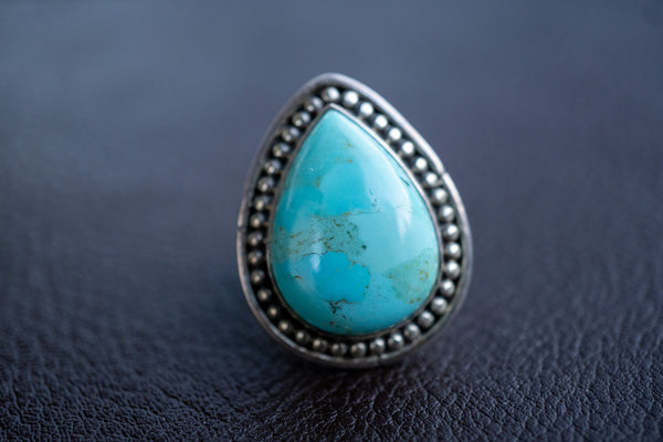 925 Silver Ring with Turquoise