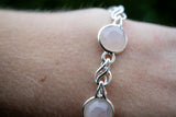 Bracelet avec quartz rose