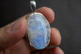 925 Silver and White Labradorite Pendant