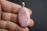 925 Silver and Rhodochrosite Pendant