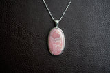 925 Silver and Rhodochrosite Pendant