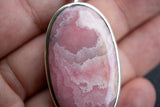 925 Silver and Rhodochrosite Pendant